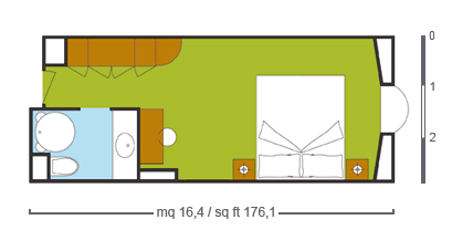 costaclassica of Costa-Cruises - cabin plan 6 - 4