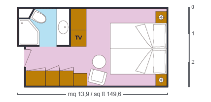 costaconcordia of Costa-Cruises - cabin plan 1 - 4