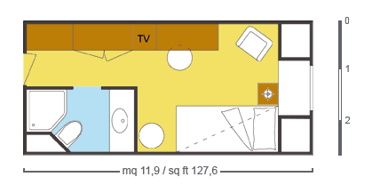 costaeuropa of Costa-Cruises - cabin plan 12 - 4