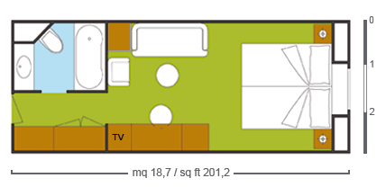 costaeuropa of Costa-Cruises - cabin plan 5 - 4