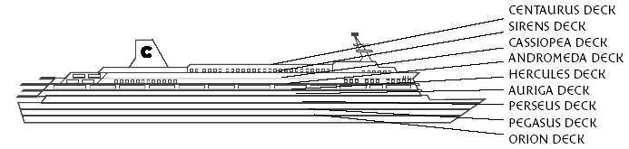 Costa Europa-deckplan