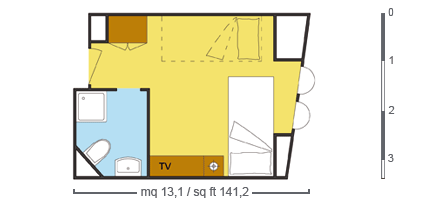 costamarina of Costa-Cruises - cabin plan 9 - 4