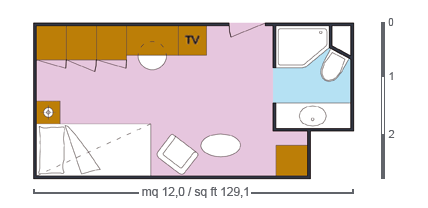 costaserena of Costa-Cruises - cabin plan 11 - 4