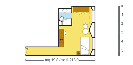 costaserena of Costa-Cruises - cabin plan 12 - 4