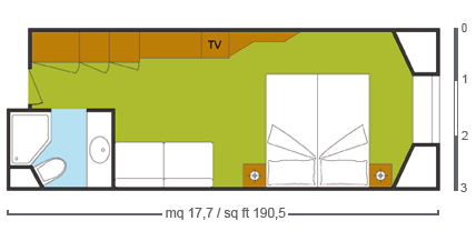 costaserena of Costa-Cruises - cabin plan 6 - 4