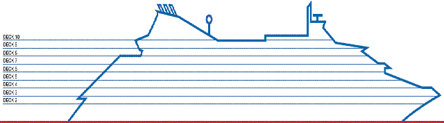 Louis Cruises -Cristal deck plan