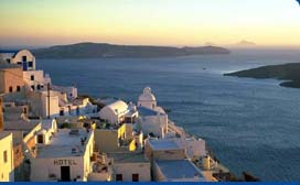 santorini greece, caldera view-mediterranean cruises -discount cruises