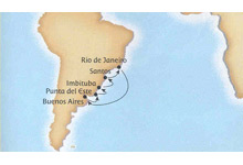 South American Holiday Christmas i cruise map-caribbean cruise vacation- Costa Cruises