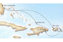 Virgin Islands Easter cruise map-mediterranean cruise vacation- Costa Cruises