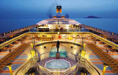  costa mediterranea sun deck