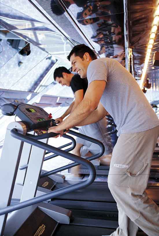  cruise ship fitness centre