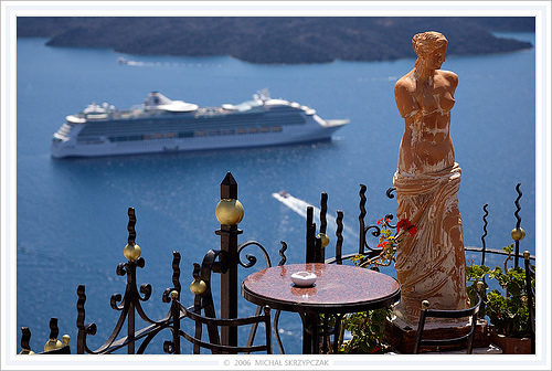  santorini island greek cruise